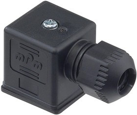 121201-0038, Circular DIN Valve Connector, Угловой, DIN Form A, 3 Poles + Ground, 250V AC / 300V DC, 16 А 121201-0038, Circular DIN Valve Connector, Угловой, DIN Form A, 3 Poles + Ground, 250V AC / 300V DC, 16 А