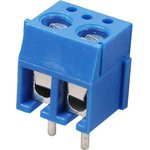 DG340-3.81-02P-12, Клеммник, 2-контактный, 3.81мм, прямой