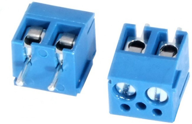 DG340-3.81-02P-12, Клеммник, 2-контактный, 3.81мм, прямой