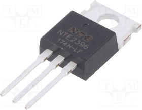 NTE2396, Транзистор: N-MOSFET, полевой, 100В, 20А, Idm: 110А, 150Вт, ТО220 NTE2396, Транзистор: N-MOSFET, полевой, 100В, 20А, Idm: 110А, 150Вт, ТО220