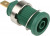 972355104, Green Female Banana Socket, 4 mm Connector, Tab Termination, 25A, 1000V ac/dc, Gold 972355104, Green Female Banana Socket, 4 mm Connector, Tab Termination, 25A, 1000V ac/dc, Gold