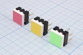 Переключатель тактовый, с подсветкой 2В желтый, 12x12x8, высота над корпусом 4.0мм, NO; №9234 Y ПКнТакт 12x12x 8\h 4,0\\NO\IL2Вжел\6P\SPL12\