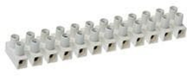 39100-2310, Barrier Terminal Blocks TERM STRIP 12MM LOW PROF 10 CIR WHT