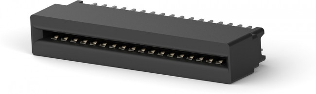 2-5530843-7, Card Edge Connector, Dual Side, 1.85 мм, 36 Contacts, Монтаж в Сквозное Отверстие, Straight