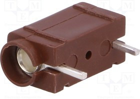 571-0300, Test Sockets 4MM SINGLE SKT BROWN