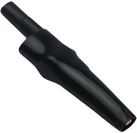 CTM-63C-0, Test Clips Insulated Alligator w/4mm Barrel,Black