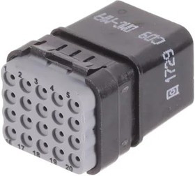 DMC-MA20-22SN, Rectangular MIL Spec Connectors DMC INS S 20C 20#22 N WC