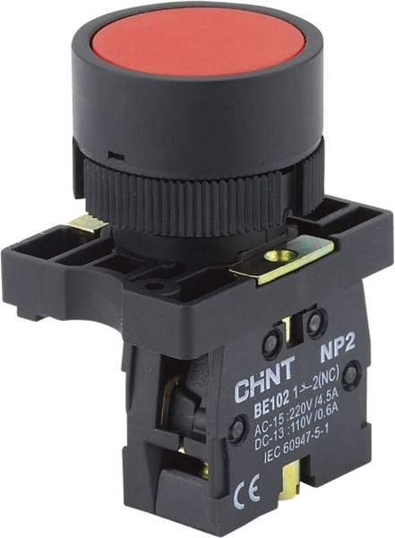 NP2-EA42, Кнопка без фиксации красная ON-(OFF) пласт. NP2-EA42, Кнопка без фиксации красная ON-(OFF) пласт.