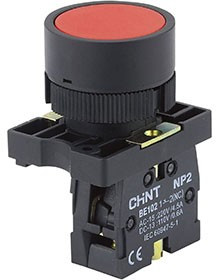 NP2-EA42, Кнопка без фиксации красная ON-(OFF) пласт. NP2-EA42, Кнопка без фиксации красная ON-(OFF) пласт.