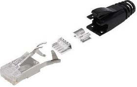 SS-39200-064, Modular Connectors / Ethernet Connectors CAT6A SHIELDED LARGE OD PLUG