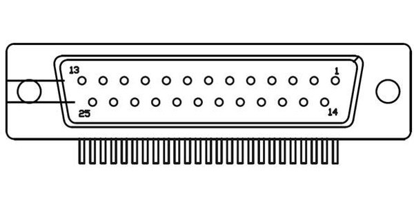 182-015-213R531, 182 15 Way Right Angle Panel Mount D-sub Connector Socket, 2.75mm Pitch, with Boardlocks
