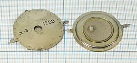 Излучатель звука пьезокерамический без генератора (1~20)В, 32x0.4мм, 4.1кГц, 2013года выпуска; зп 32