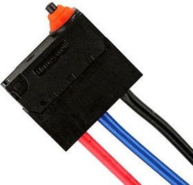 HD20S01A01AM, микропереключатель плунжер герметичный SPDT 12В 3мА под клипсу кабель -20 80 гр С