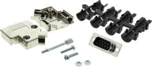 MHD45PK9-DB9P-K, Разъем D-Sub; PIN: 9; вилка; "папа"; угловой 45°; MHD45PK9-DB9P-K, Разъем D-Sub; PIN: 9; вилка; "папа"; угловой 45°;