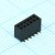 DS1065-05-2X6S8BSXB, (PBD1.27-12 2X06 SMD), Гнездо на плату 2х6 контактов, шаг 1.27мм, SMT, высота 4.40мм DS1065-05-2X6S8BSXB, (PBD1.27-12 2X06 SMD), Гнездо на плату 2х6 контактов, шаг 1.27мм, SMT, высота 4.40мм
