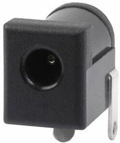 PJ-017D, DC Power Connectors 1.3 x 3.8 mm, 2.0 A, Horizontal, Through Hole, Kinked Pins, Dc Power Jack Connector