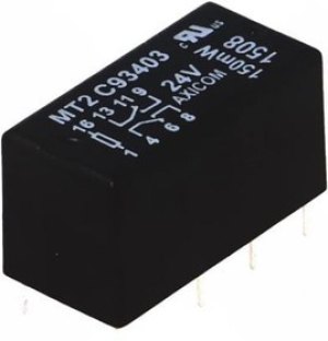 C93403, Low Signal Relays - PCB 24VDC double contacts C93403, Low Signal Relays - PCB 24VDC double contacts