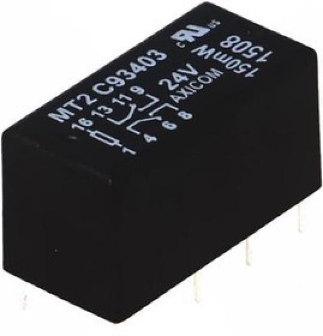 C93403, Low Signal Relays - PCB 24VDC double contacts C93403, Low Signal Relays - PCB 24VDC double contacts