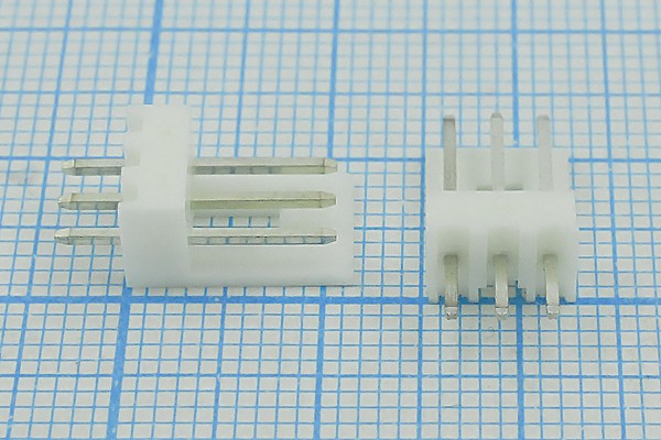 Разъем питания W вилка, контакты 1x 3, шаг P2.54, монтаж на плату, W-03
