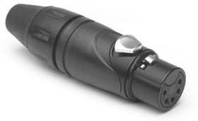 AX5FB, XLR Connectors 5 Pole Socket F Plug XLR AX AudioCable Conn Black finish stnd contact plating AX5FB, XLR Connectors 5 Pole Socket F Plug XLR AX AudioCable Conn Black finish stnd contact plating