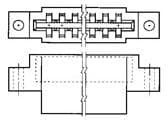 1-583859-5, Standard Card Edge Connectors BLADE SLUG 12 POS 1-583859-5, Standard Card Edge Connectors BLADE SLUG 12 POS
