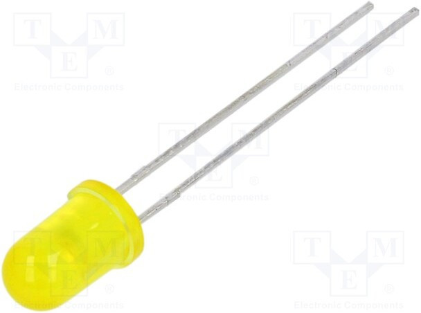 LTL-307YLC, Standard LEDs - Through Hole Yellow Diffused