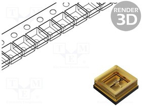 RF-C36D0-UTP-AR, LED; UV-B; 120°; 80mA; 800mW; ?d: 305?311nm; 4.5?7.5V; SMD RF-C36D0-UTP-AR, LED; UV-B; 120°; 80mA; 800mW; ?d: 305?311nm; 4.5?7.5V; SMD