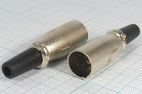 Штекер микрофонный XLR\5P\каб\MC909-5P; №2745 штек мик XLR\5P\каб\\\MC909-5P