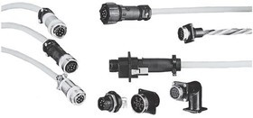 SM16M1S6, Контакт круглого разъема, штампованный, Серия Trim Trio, Штырь, Обжим, 16 AWG, 18 AWG