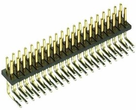 M50-3902042, Headers &amp; Wire Housings 20+20 DIL PIN HDR HORIZ Au/Sn