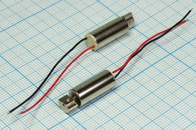 Двигатель вибро 1.3В, 0,17А, 6000 об\мин, 7x17m22мм, QX-7; №4354 двиг вибро 1,3В\0,17А\\ 6000\ 7x17m