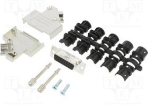 D45ZK-26FHSL, Разъем D-Sub HD; PIN: 26; "мама"; угловой 45°; пай D45ZK-26FHSL, Разъем D-Sub HD; PIN: 26; "мама"; угловой 45°; пай