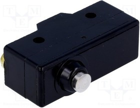Z15G1306, Микропереключатель SNAP ACTION, с толкателем, SPDT, 20A/250ВAC