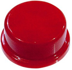 SWT-9R-R, колпачок для кнопки красный 12мм KLS7-TSC12-RG