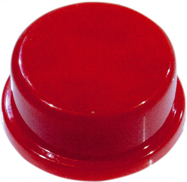 SWT-9R-R, колпачок для кнопки красный 12мм KLS7-TSC12-RG