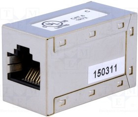 AT-AG6-8/8, Соединитель, Кат: 6, экранированный, Конф: 8p8c