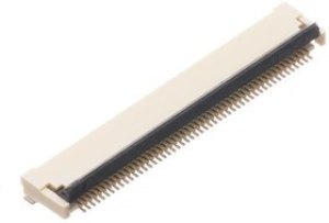 XF2M-5015-1A, FFC & FPC Connectors .5mm Rotary BackLock SMT Dual 50P Adhesv. XF2M-5015-1A, FFC & FPC Connectors .5mm Rotary BackLock SMT Dual 50P Adhesv.