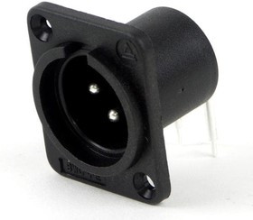 PD3MRMS2, XLR Connectors QG PLASTIC PANEL MNT