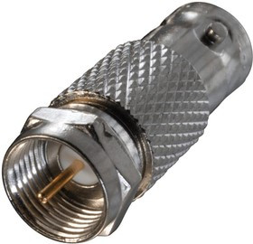 27-8100, RF/COAXIAL ADAPTER, BNC JACK-F PLUG, 75 OHM