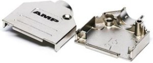 6-1478762-6, D-Sub Backshells METAL BACKSHELL 15 WAY TOP ENTRY