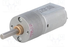 POLOLU-3465, Двигатель: DC, с редуктором, POLOLU 20D, 6ВDC, 3,2А, Ось: D профиль