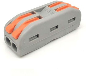 PCT-2-2, Клемма соединительная 2 контакта проходная 0,08-2,5мм²