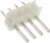 B4P-SHF-1AA(LF)(SN), 1x4P 1 2.5mm 4 Brass Plugin,P=2.5mm Wire To Board / Wire To Wire Connector