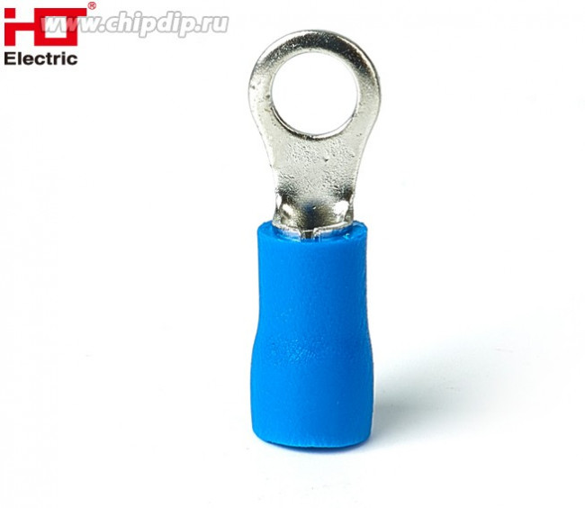 084-04-05, Наконечники НКИ 2.5-4 кольцо 1.0-2.5мм синий (уп./100 шт) HLT