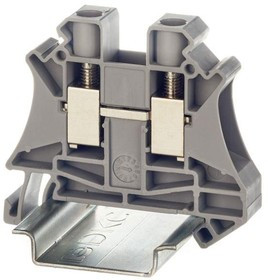 Клемма проходная винтовой зажим 2 точки подключения 10кв.мм сер. DKC TUR-10 Клемма проходная винтовой зажим 2 точки подключения 10кв.мм сер. DKC TUR-10