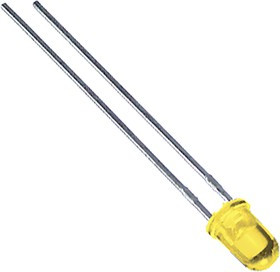 L03R5000H1D1, 3 V Yellow LED 5mm Through Hole, L03R5000H1D1