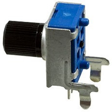 WH9011-X B10K H=6.5 L=15мм, переменный резистор 10кОм (R-0901N-B10K, H-6.5,L-15KQ)