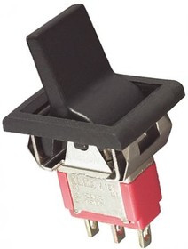 A105J61ZQ0004, Rocker Switches SP (ON)OFF(ON) PAD LUG ROCKER SWITCH