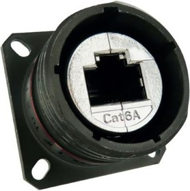 RJFTV6A7A1GF312, Modular Connectors / Ethernet Connectors RJFTV6A Jam Nut Receptacle A Coding Female RJ45 Aluminum Olive Drab Cadmium Deviat RJFTV6A7A1GF312, Modular Connectors / Ethernet Connectors RJFTV6A Jam Nut Receptacle A Coding Female RJ45 Aluminum Olive Drab Cadmium Deviat