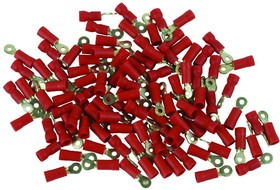 MC29551, TERMINAL, RING TONGUE, #2, CRIMP, RED